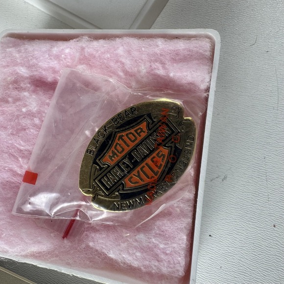 Vintage Harley-Davidson 95th Anniversary Pin Badge Lot USA England 1998 Bear‎ - Picture 5 of 14